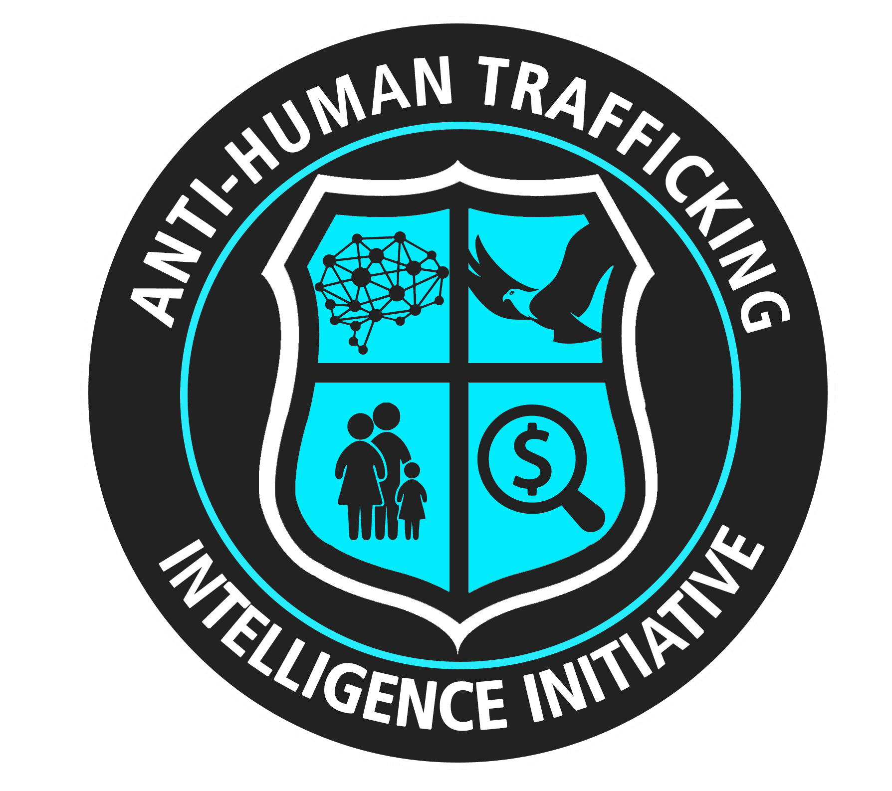 Anti-Human Trafficking Intelligence Initiative Round Shield Logo
